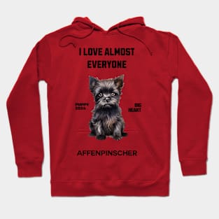 Affenpinscher i love almost everyone Hoodie